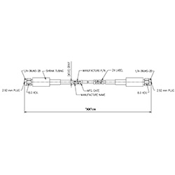 HS-2.92mmM To 2.92mmM With HSB360 Cable XXcm (40G)